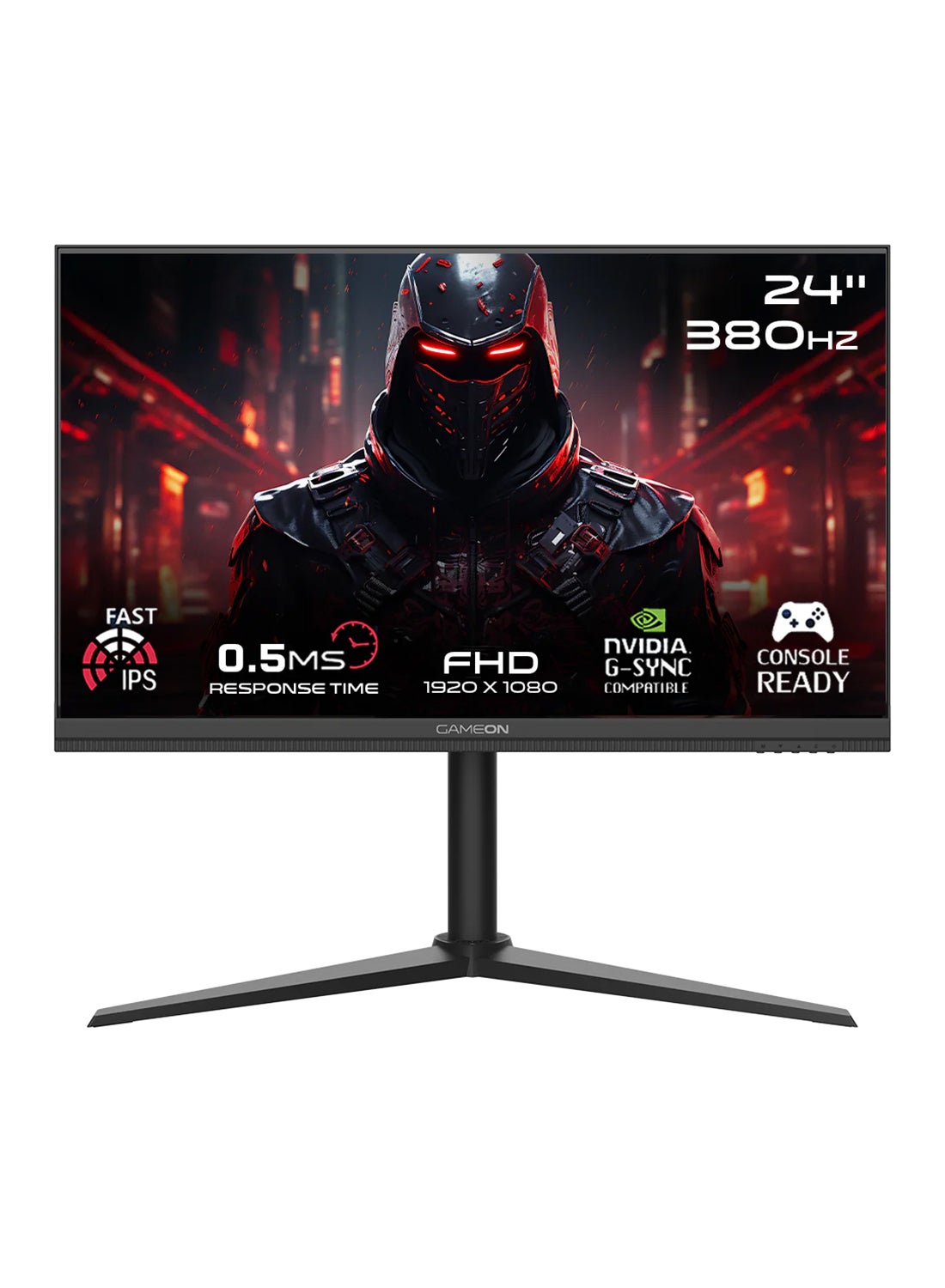 Compare 24 Inch Gaming Monitor Midnight Pro Series 1920x1080 FHD Fast IPS Panel, 380Hz Refresh Rate, MPRT 0.5ms Response Time, HDMI 2.1 Support PS5 GOMP24FHD380IPS | Black at KSA Price