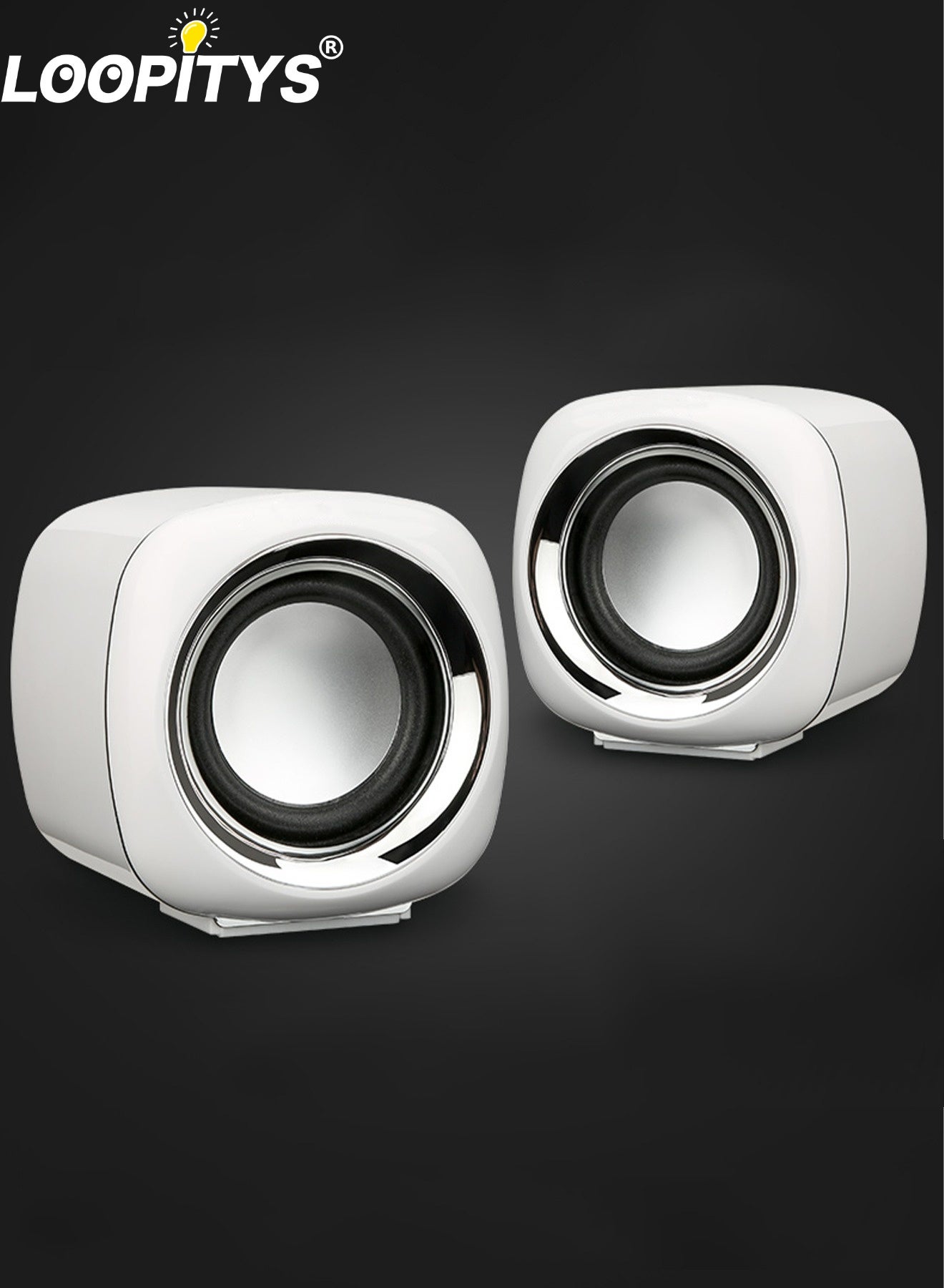 Compare Computer Speakers, 6W PC Powered Speakers USB Speaker Monitor Speakers for Desktop ComputerPCLaptop Gaming Speaker at KSA Price