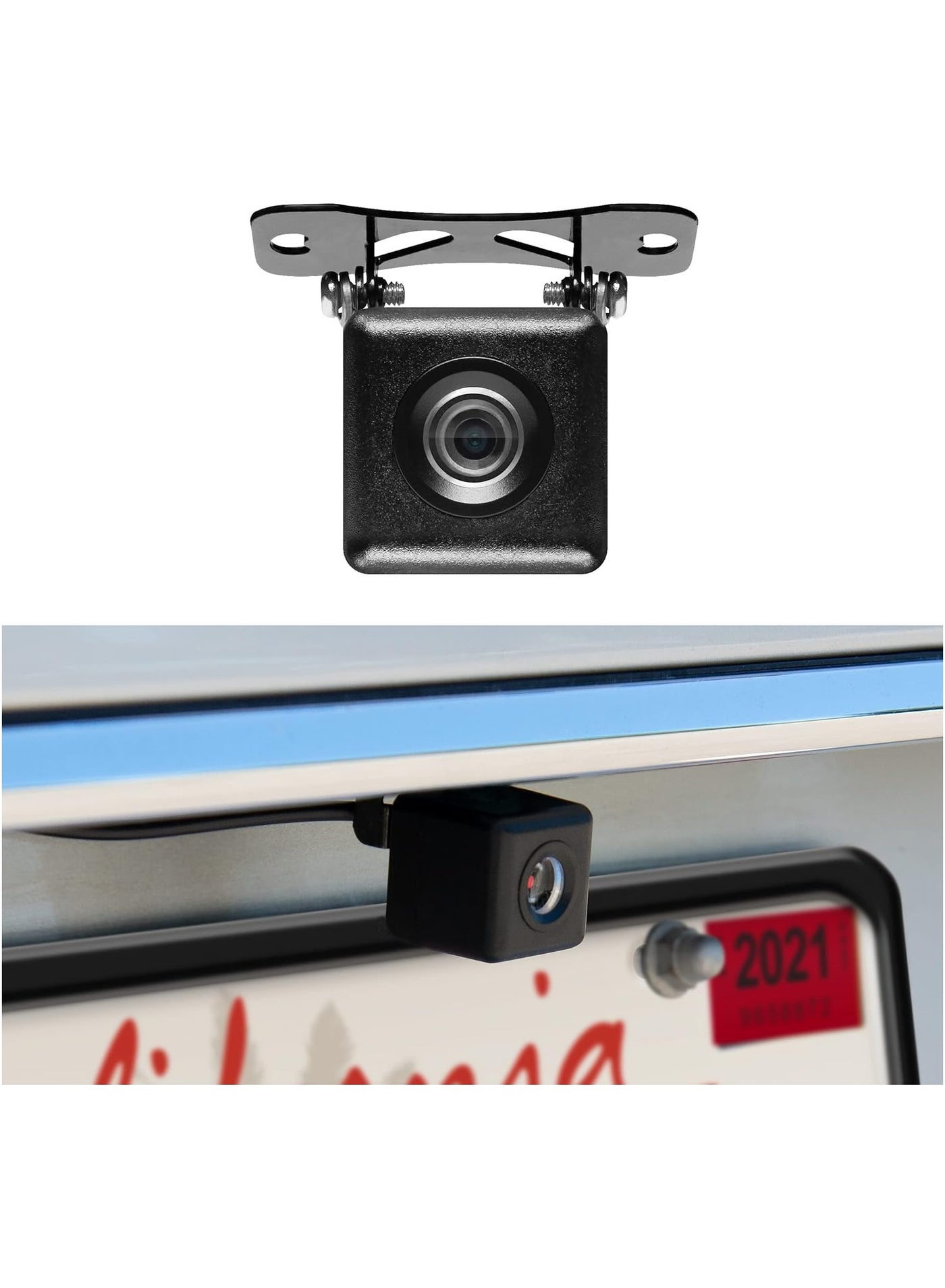 Compare BOSS Audio Systems CAM18 Rearview Car Backup Camera  High Resolution Color, 170° Wide Angle View, Weatherproof, Low Light Visibility, OnScreen Distance Guide at KSA Price
