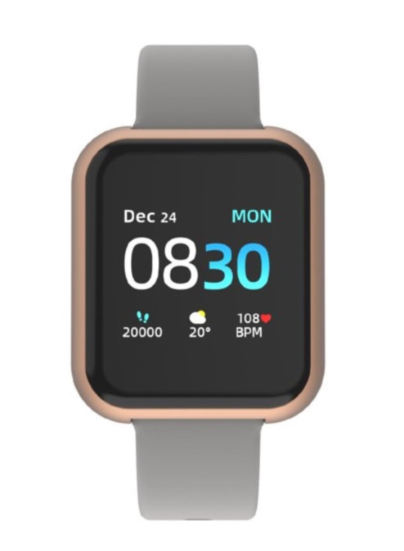 Compare iTouch Unisex Interactive Air 3 Watch RosegoldGrey with Silicone Strap, 500009R042C04 at KSA Price