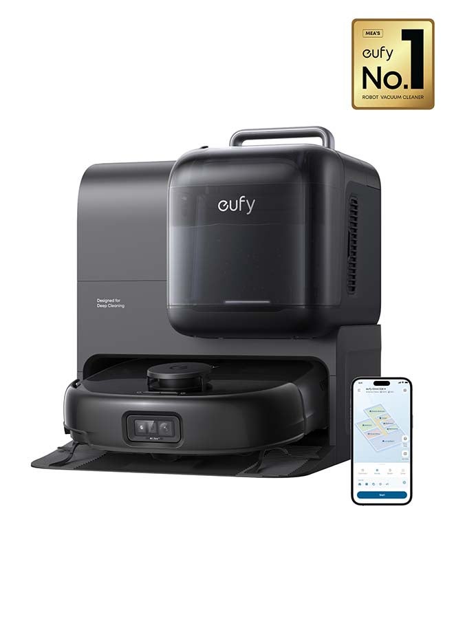 eufy Robot Vacuum Omni E28, HydroJet™ System, Portable…