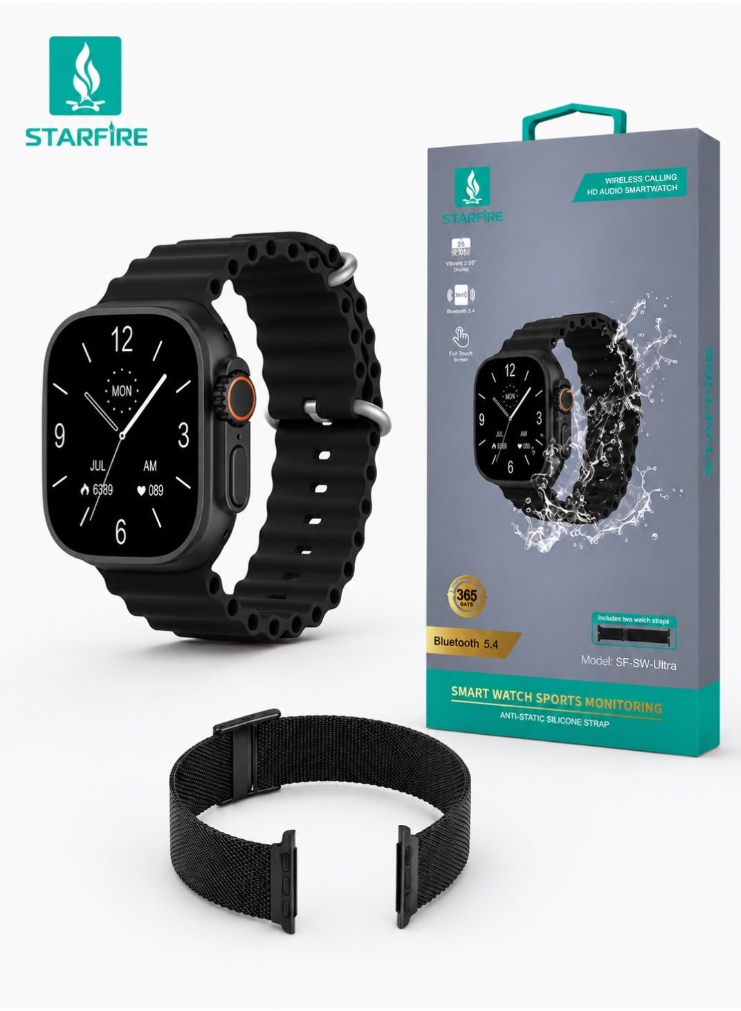 Smart Watch 2.01 Inch 550 Nits HD Full Touch…