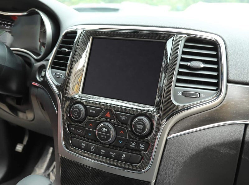 Compare YOCTM Dashboard GPS Navigation Decal for Jeep Grand Cherokee 2014 2015 2016 2017 2018 Full Set Interior Accessories Dashboard Decorative Cover Real Carbon Fiber Center Console Stickers Trim at KSA Price