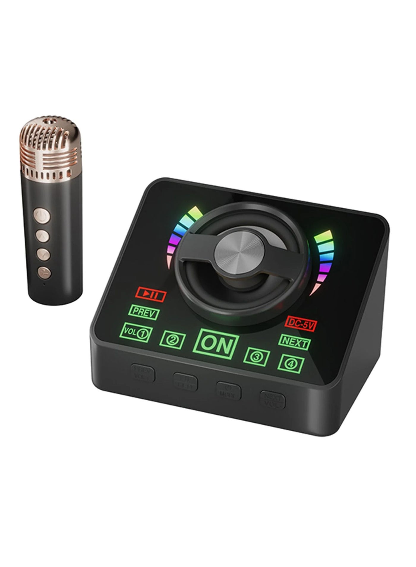 Karaoke Machine Portable Bluetooth Speaker System…