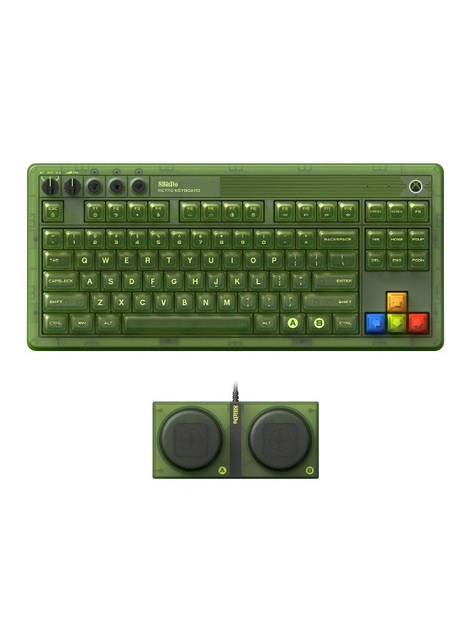 Compare 8Bitdo Retro 87 Mechanical Keyboard Xbox Edition at KSA Price