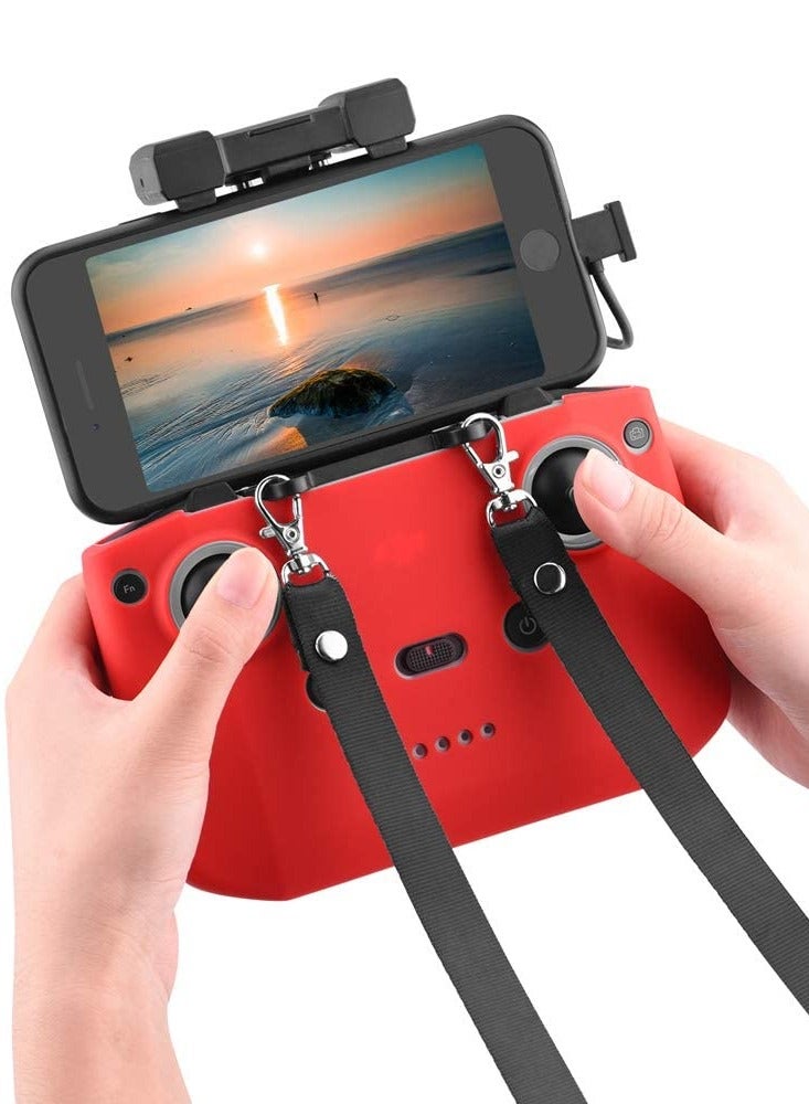 Compare Silicone Protective Cover for DJI Mavic 3, Air 2S, Mavic Air 2, and Mini 2 Drone Remote Control with Lanyard and AntiDrop Strap Clip Red  Essential Accessory for Safety and Style. at KSA Price