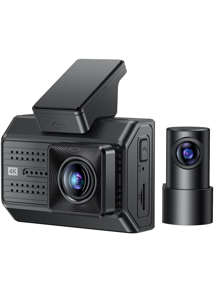 KM15 4K Dual Dash Camera Driving Recorder