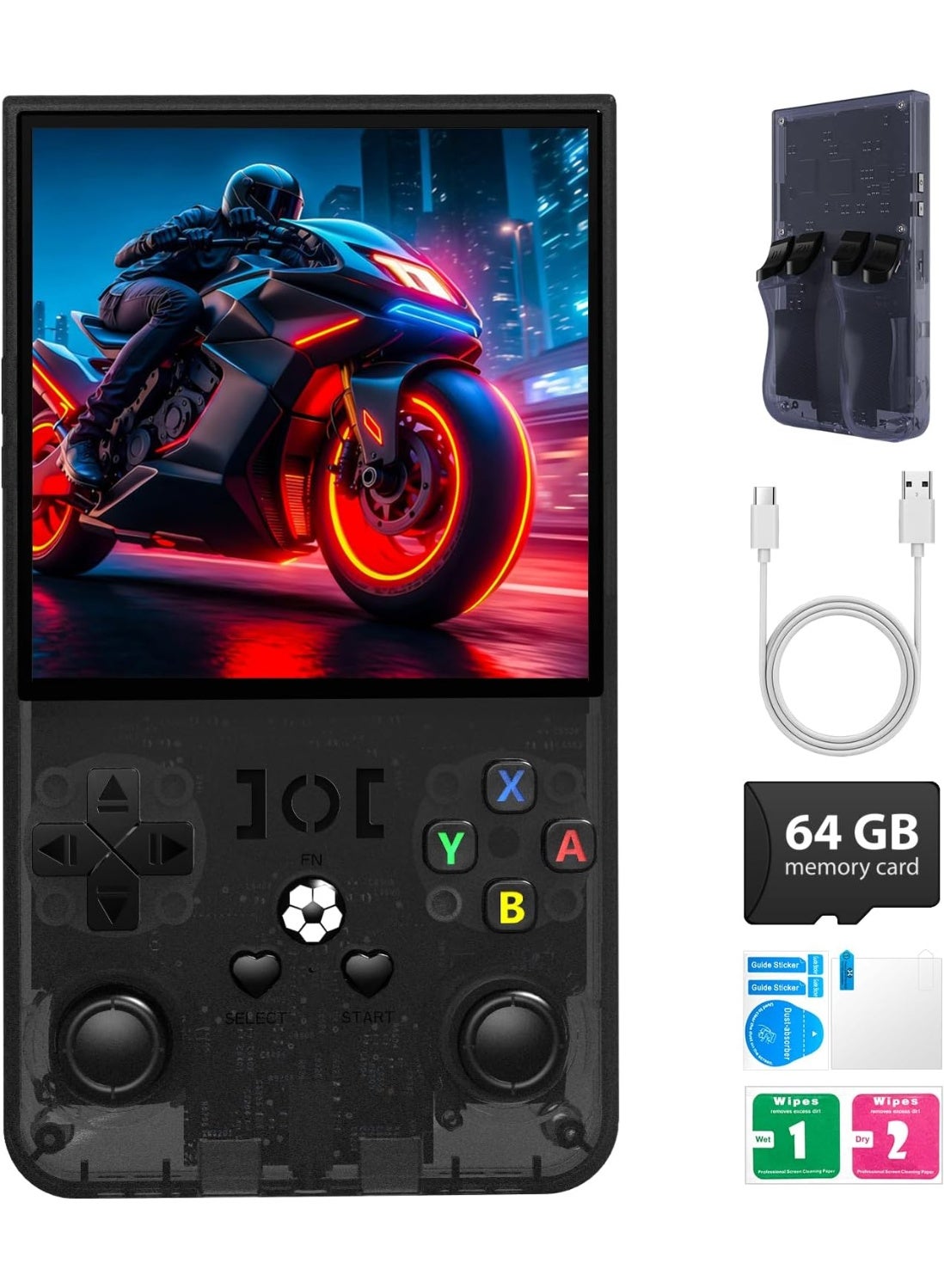 R36MAX Retro Handheld Game Console, 4.0 Inch IPS…