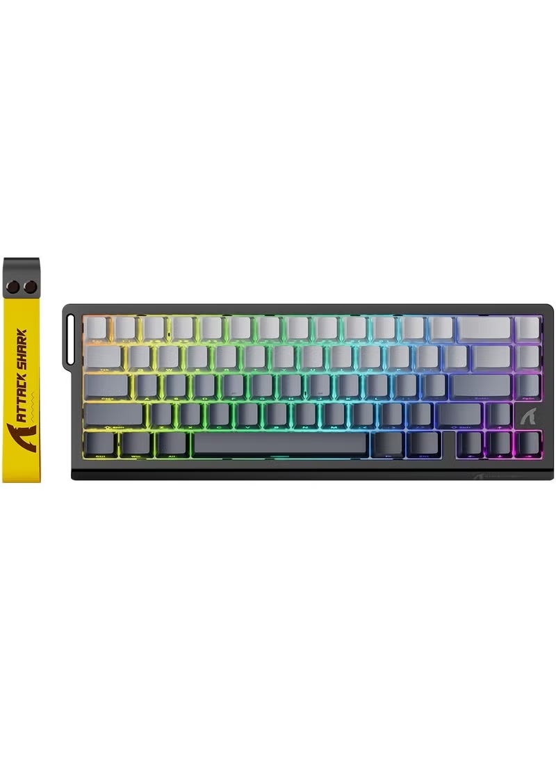 Compare X68 HE Rapid Trigger Mechanical Gaming Keyboard 60% Wired TKL with Adjustable Actuation,Hall Effect Magnetic Switch,8KHz Polling Rate,RGB Backlit,Top Mount,Side Printed KeycapMoonlight at KSA Price