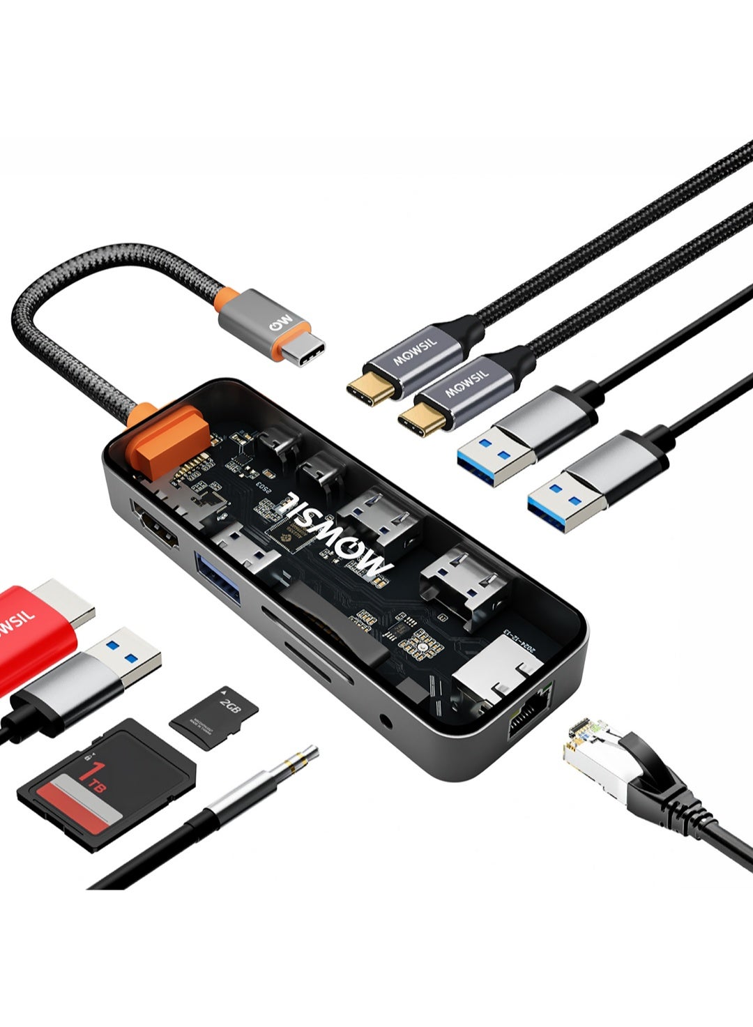 Mowsil 10-in-1 USB C to HDMI Hub |…