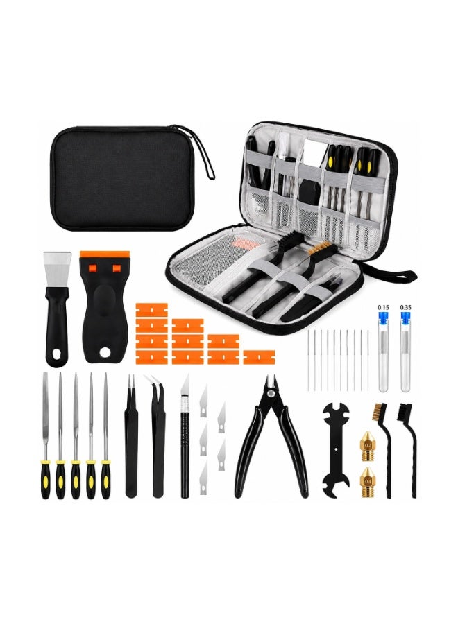 Compare 3D Printing Cleaning Brush 3D Printing Toolkit for Bambu Lab Tool 3D Printer Tools 3D Printer Scraper Nozzle Cleaning Kit with Tweezers, Pliers, Nozzle Needles, Wrenches, Screwdriver Bits at KSA Price