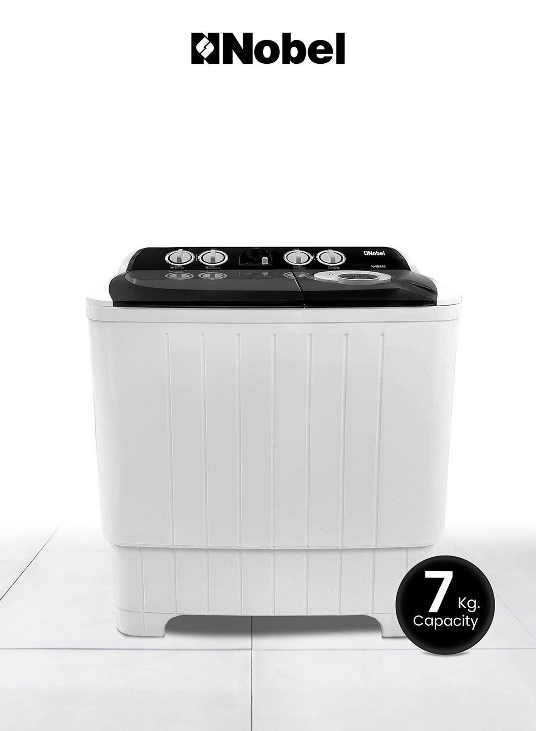 7.0Kg Wash /5.5Kg Spin Capacity Efficient Semi-Automatic…