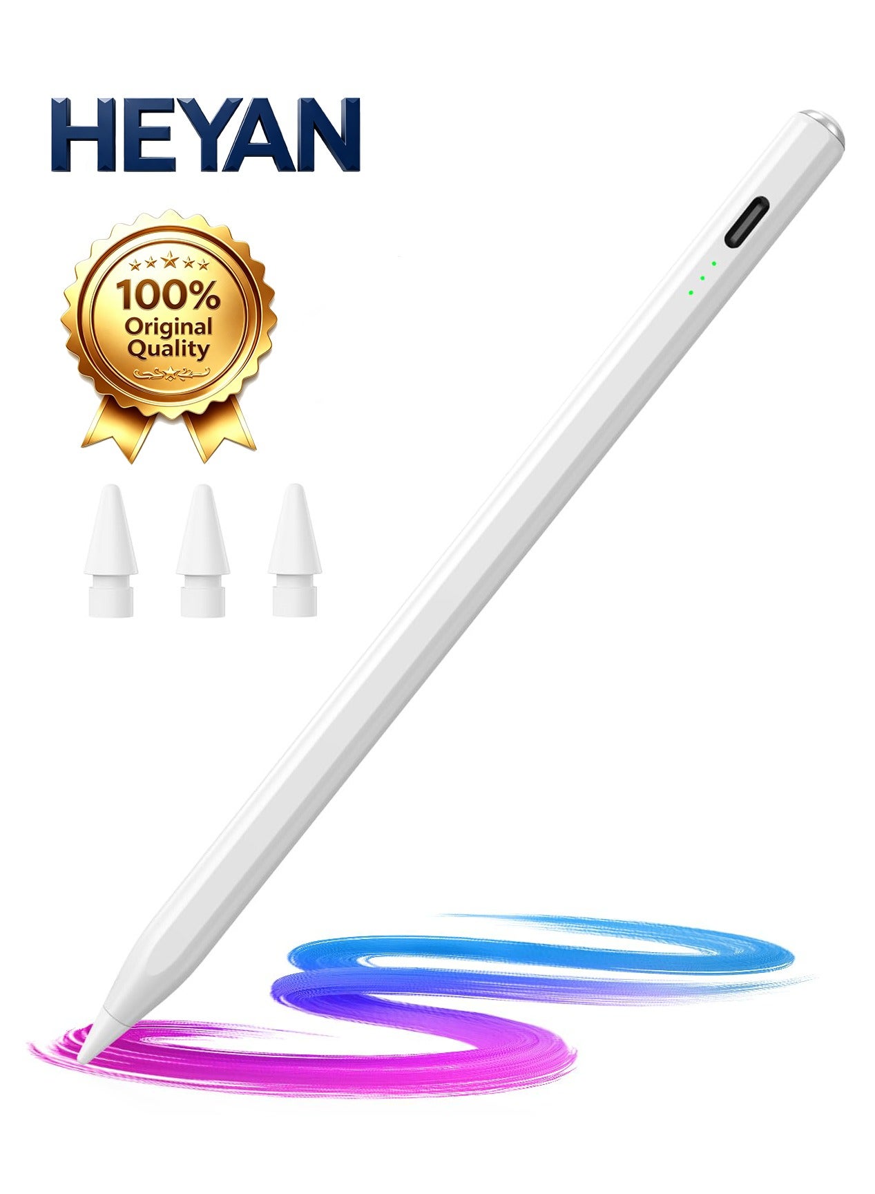 Compare iPad Pencil ,Stylus Pen for iPad 20182026,13Min Fast Charge Apple iPad Pencil Tilt Sensitivity & Palm Rejection for iPad 11109876th Gen, Air 543M4M3M2, Pro 1312.911M4, Mini 765th at KSA Price