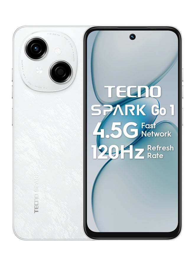 Spark Go 1 Dual SIM Glittery White 3GB…