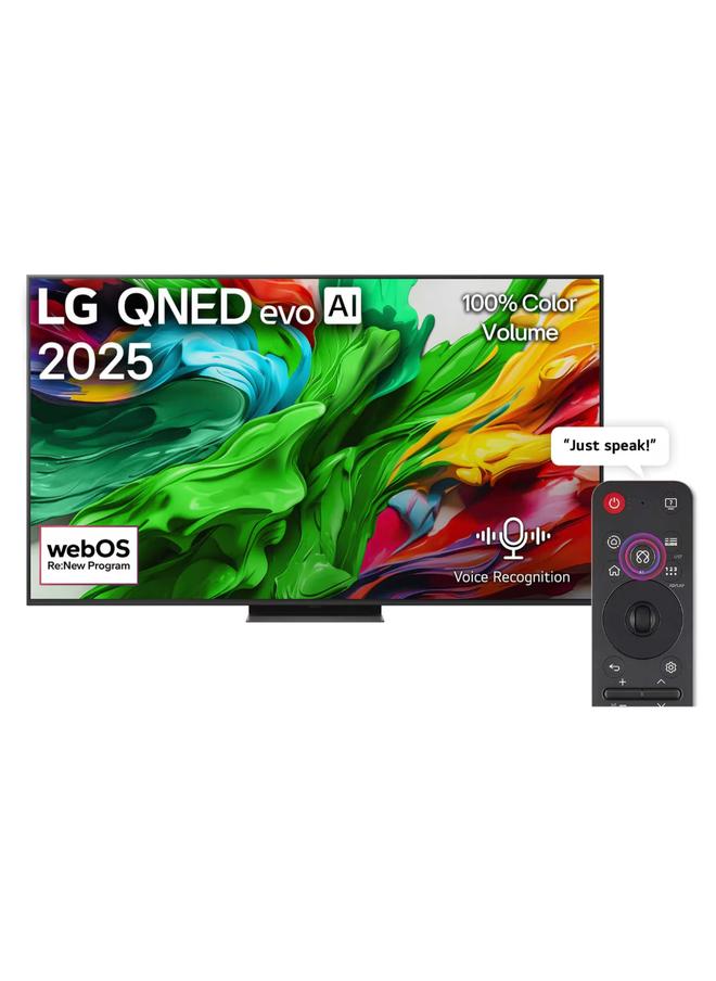 Compare 65 inch LG MiniLED QNED EVO AI QNED86 4K 144Hz Smart TV AI Magic Remote 65QNED86A6AAMAE black at KSA Price