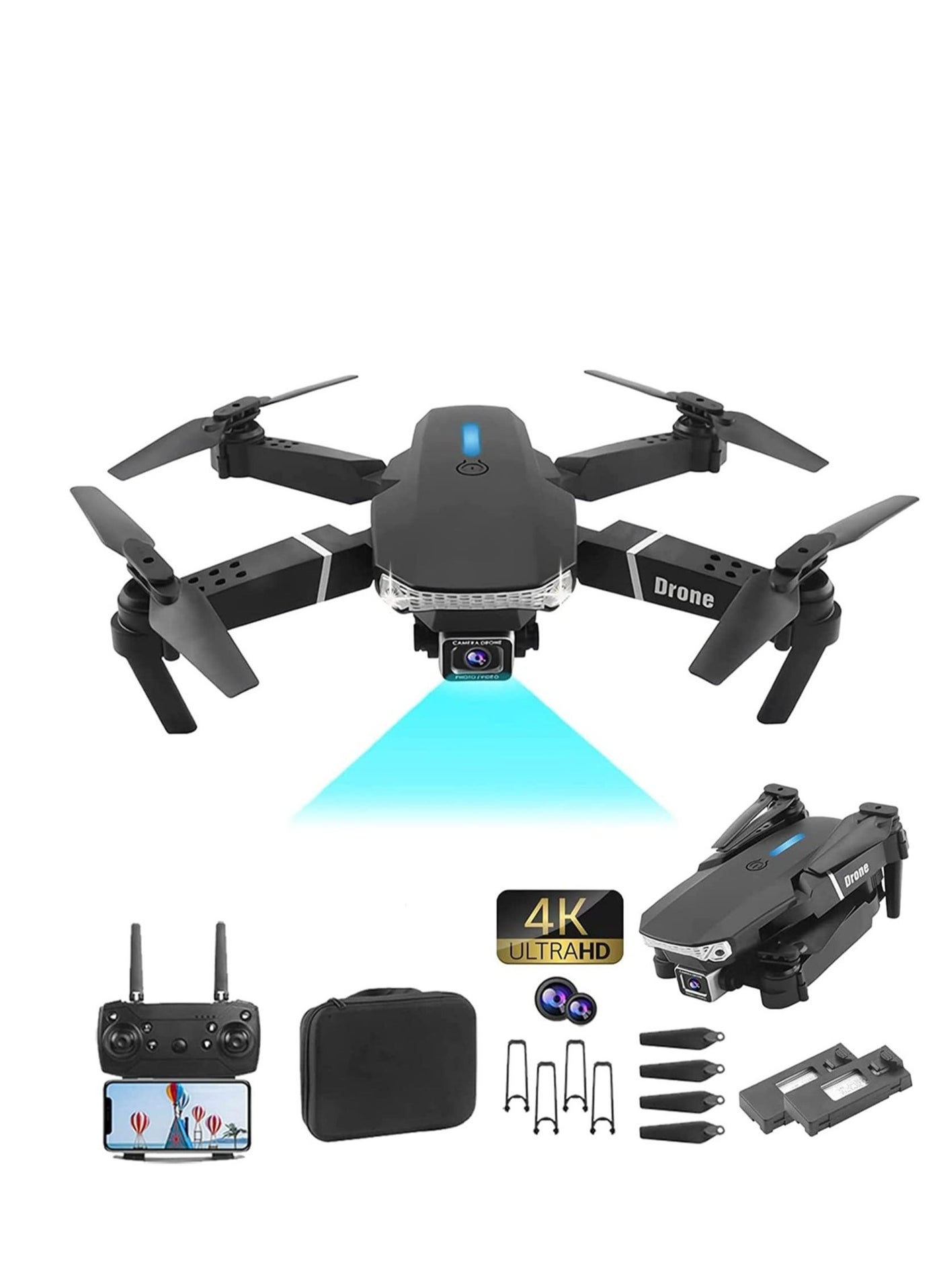 E88 Ayoo Mini Drone – Compact Foldable Design with…
