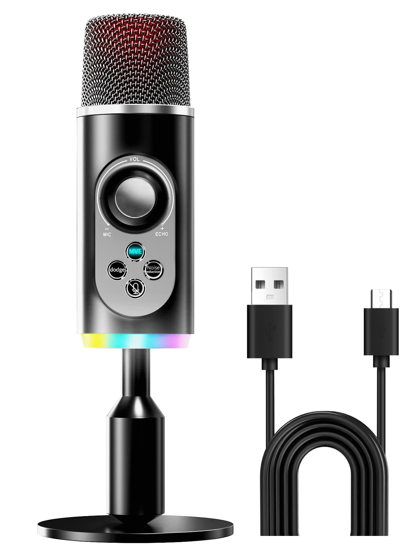 USB Microphone, PC Gaming Microphone USB…