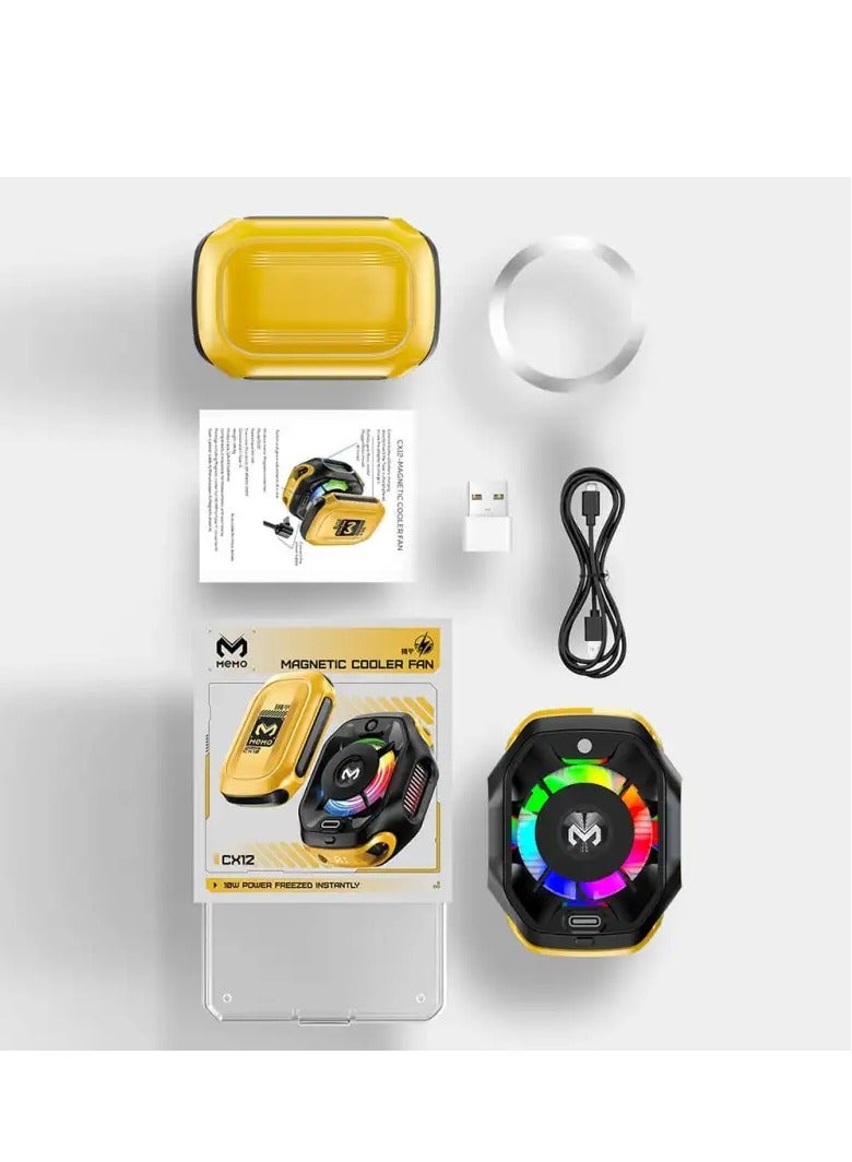 Compare MEMO CX12 Magnetic Mobile Cooler Mobile Phone Radiator Phone Cooling Fan at KSA Price