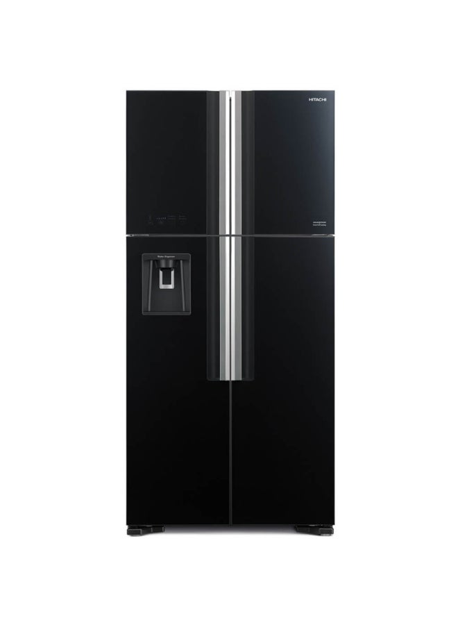 Compare 760L Gross, Net 540L, Side By Side 4 Doors Premium Refrigerator, 10 Year Warranty on Inverter Compressor, No Frost Fridge, Dual Fan Cooling, Movable Twist Ice Tray RW760PUK74GBK Glass Black 760 L RW760PUK74GBK Glass Black at KSA Price