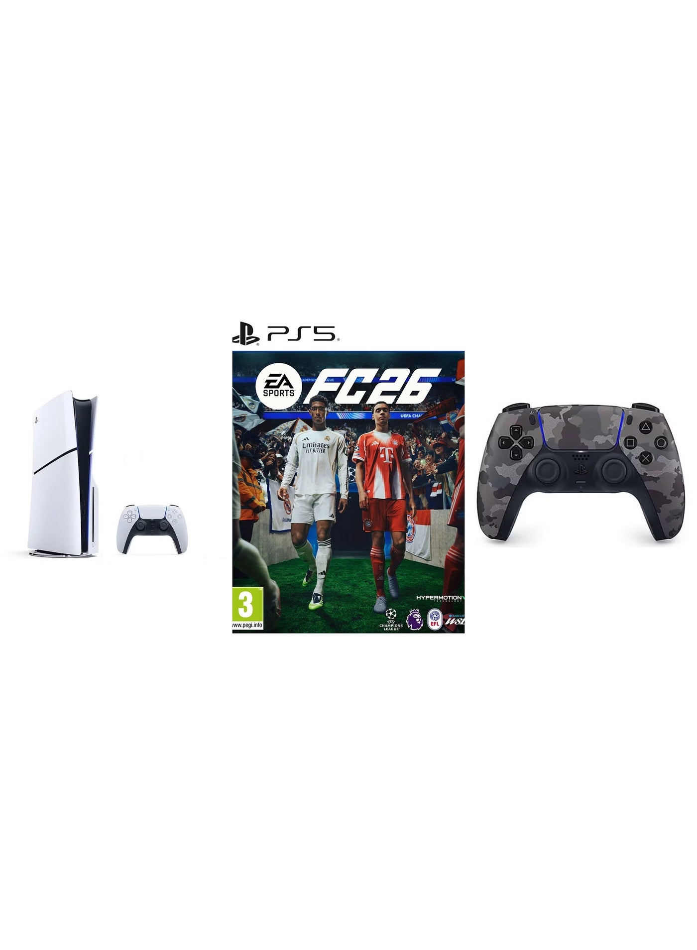 PlayStation 5 Disc Slim Console With Extra Grey…