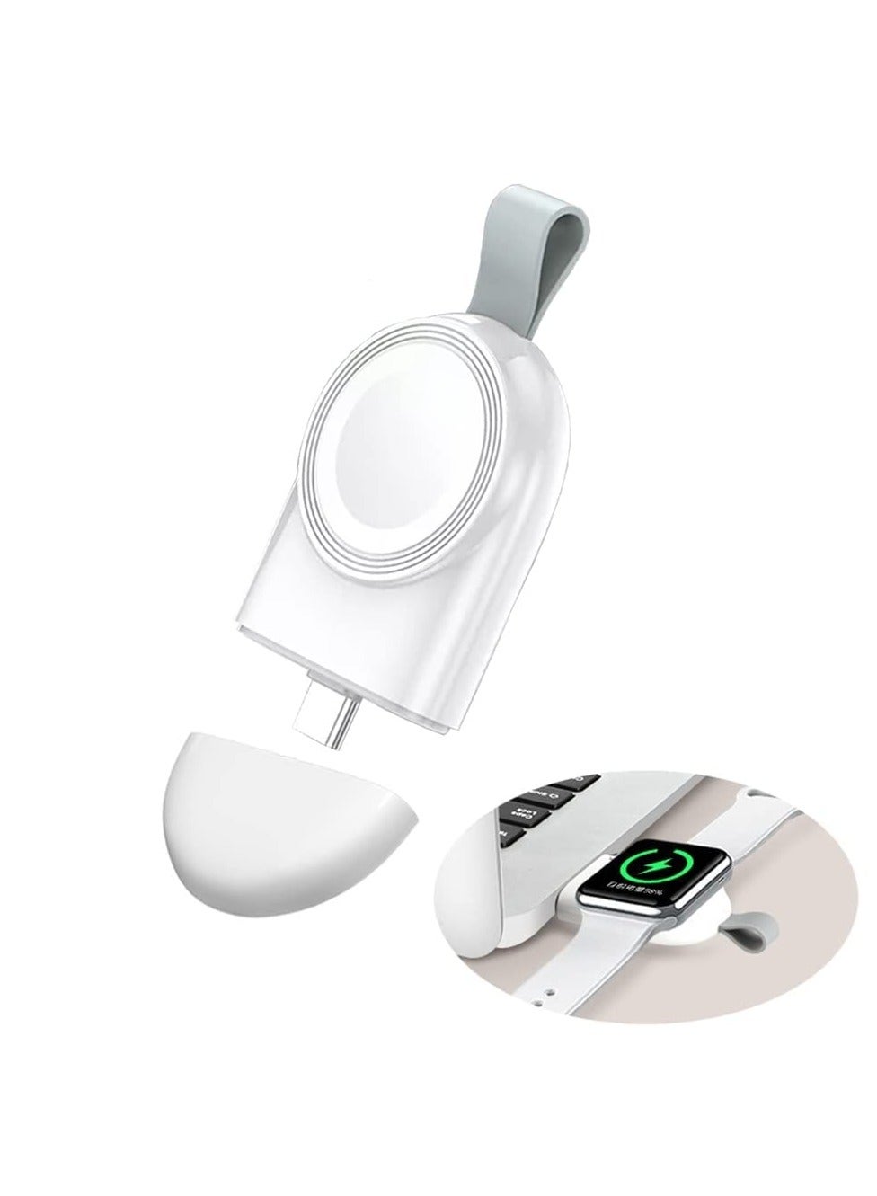 Portable USB-C Wireless Charger for Apple Watch,…