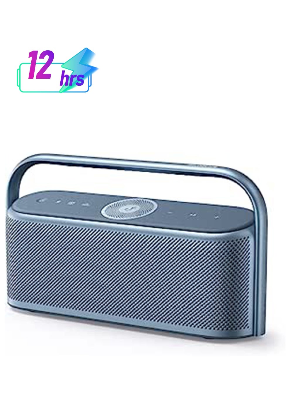Compare Motion x600 Bluetooth Portable Speaker Wireless HiRes Spatial Audio, 50W Sound, IPX7 Waterproof, Pro EQ, 12H Long Playtime, BuiltIn Handle, AUXIn Navy Blue at KSA Price