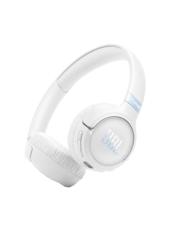 Compare JBL Tune 680NC Wireless OnEar Noise Cancelling Headphones with HiRes JBL Pure Bass & Spatial Sound, 76H Battery Life, Smart Ambient, Dual Mics, Bluetooth 6.0 – White JBLT680NCWHT White at KSA Price