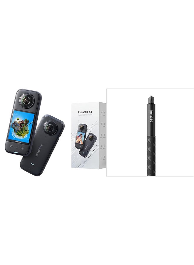 CINSAAQ/B X3 360 Degree Action Camera With Insta360…
