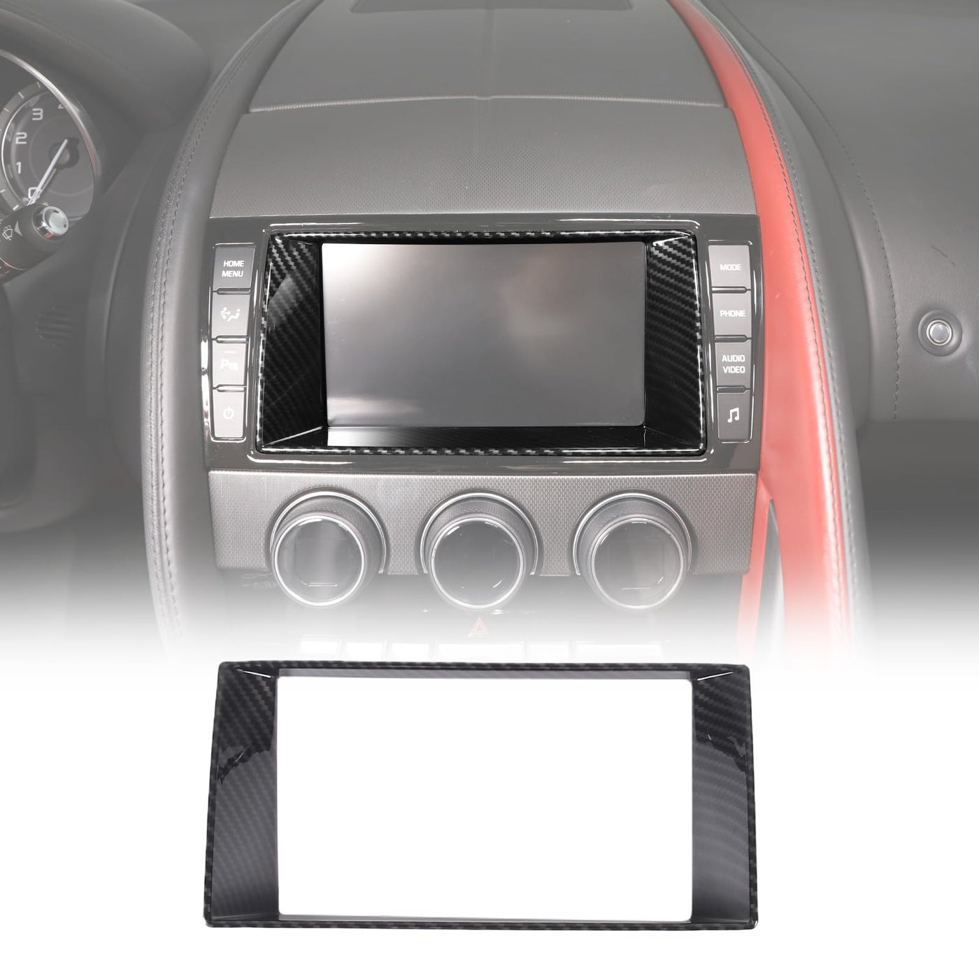 Compare Daeiclru Car Navigation Screen Frame Trim Cover Fit for Jaguar FType 20132018 ABS Center Display Frame Trim Cover GPS Screen Frame Accessories Carbon Fiber Pattern at KSA Price
