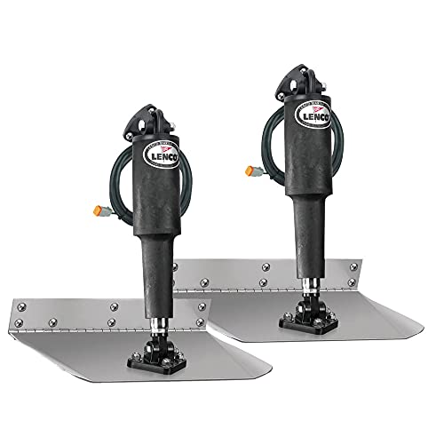 Compare Lenco 15008101 Trim Tab Kit, 12 x 18 12V, Standard Mount at KSA Price