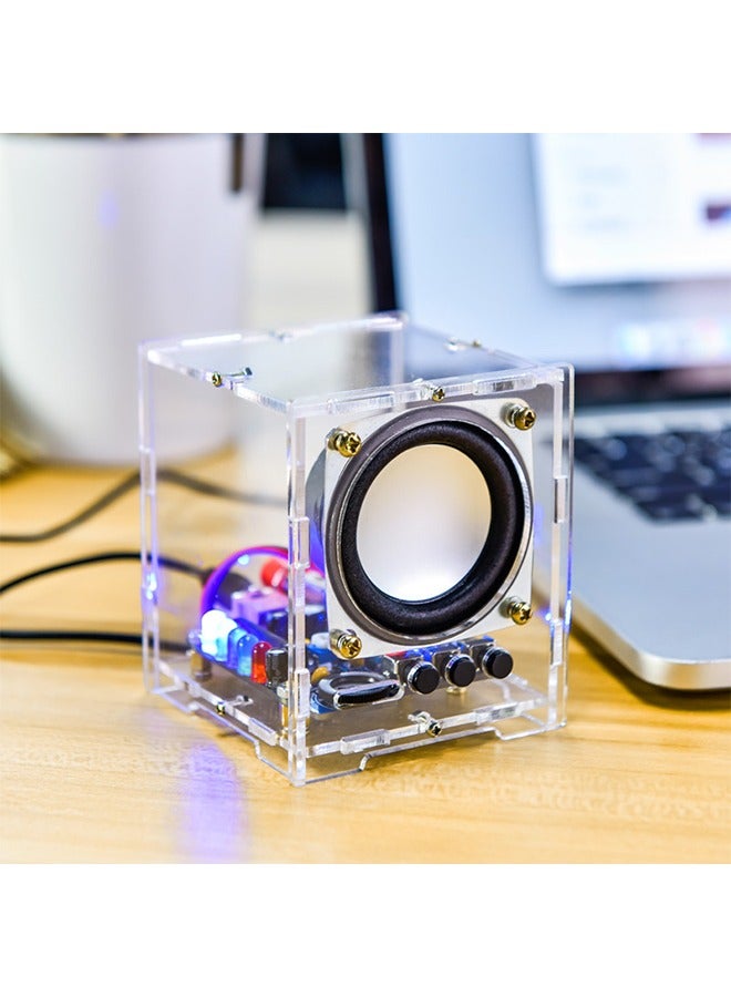 Compare DIY BluetoothCompatible Speaker Kit, Soldering Project with Rechargeable Battery Mini Home Stereo Sound Amplifier DIY Electronics Soldering Practice Kit for High School Students Education at KSA Price