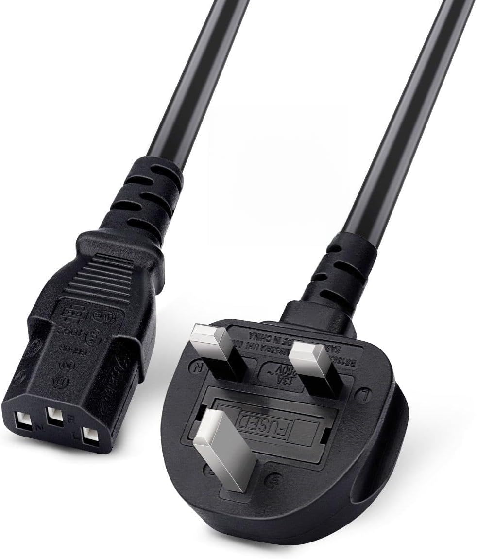 Compare MELFI British Standard Extra Heavy Duty Power Cable Type G Plug to IEC C13, 10 Meter at KSA Price