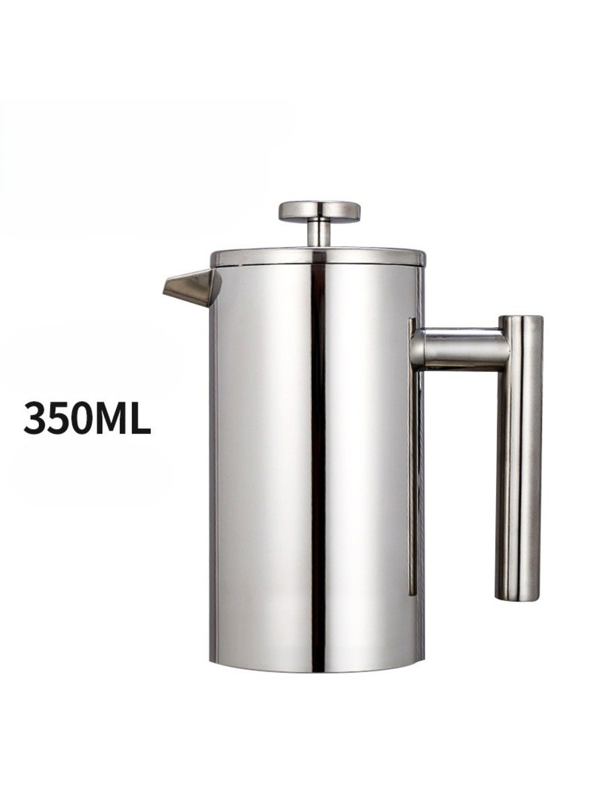 Compare Stainless Steel French Press Coffee & Tea Maker 350ML Double Layer at KSA Price