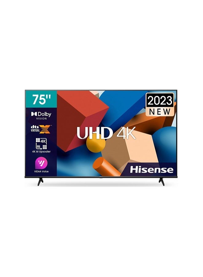 Compare 75 inches 4K UHD LED Smart TV 75A62KS Black at KSA Price
