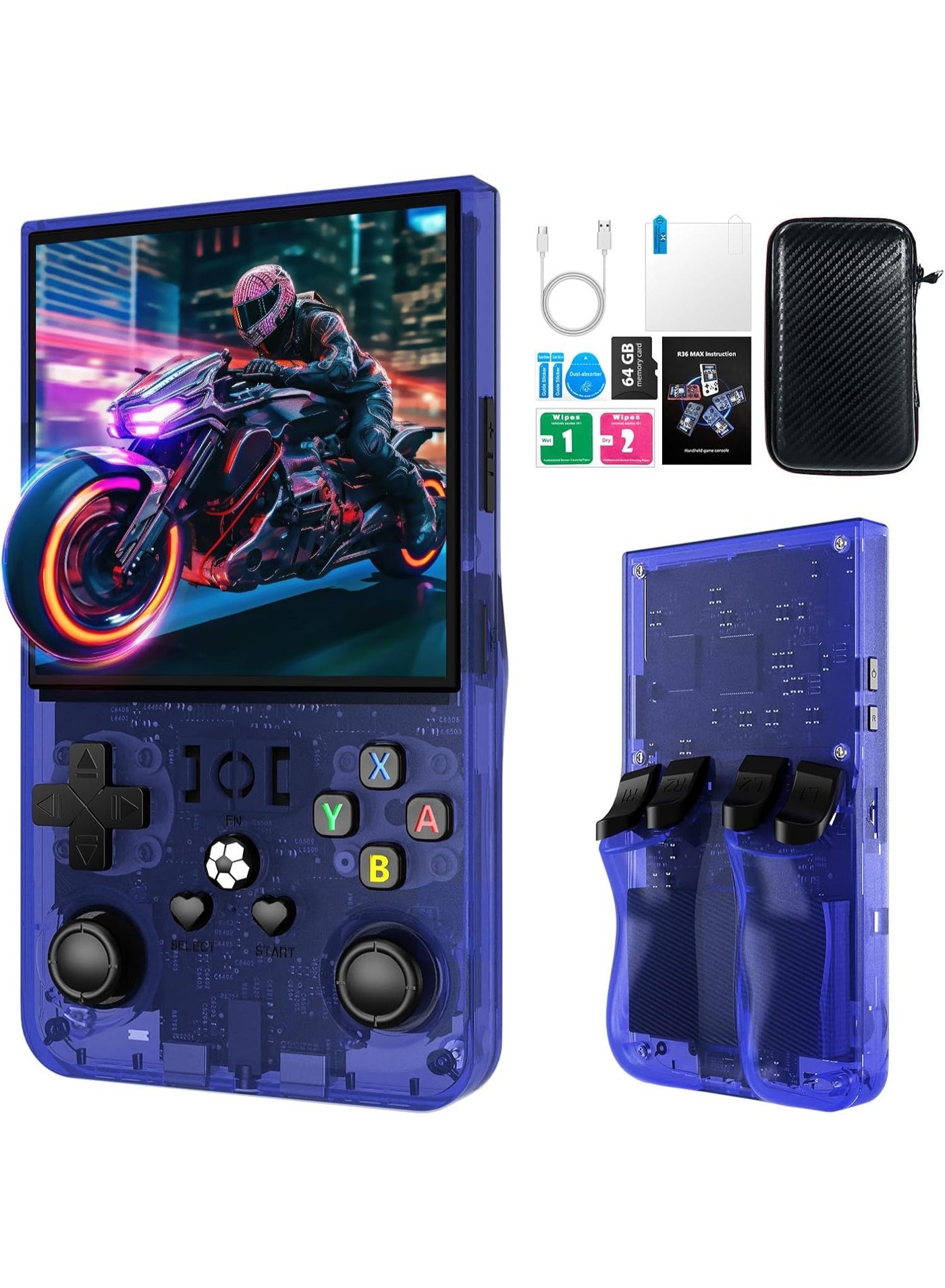 Retro Handheld Game Console with 4.0 Inch IPS…