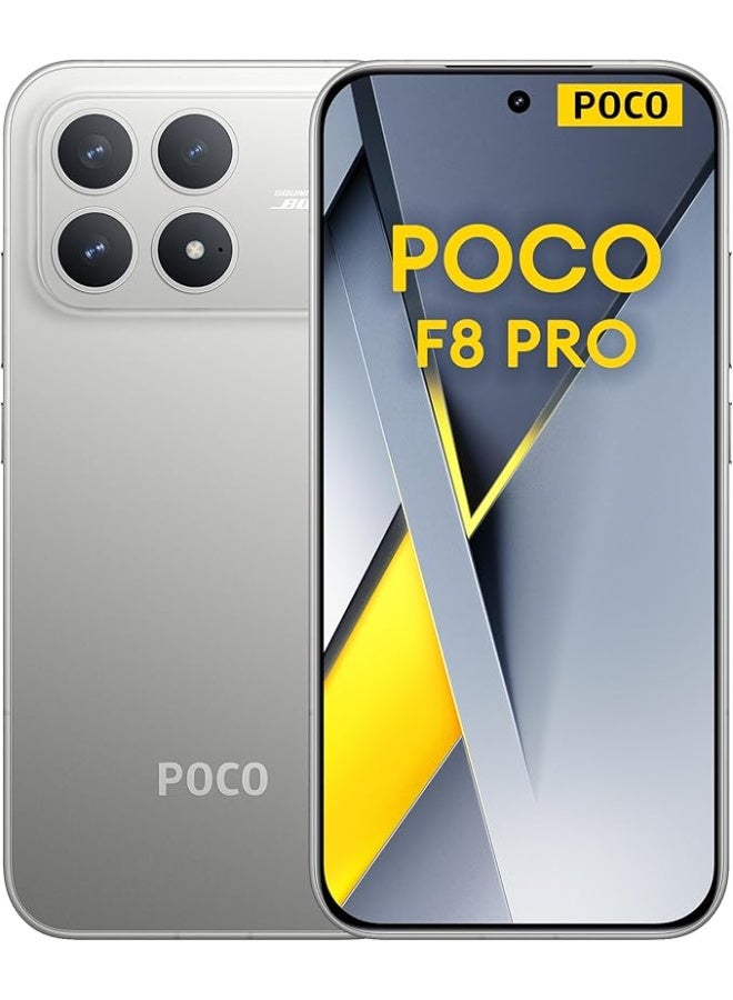 POCO F8 Pro Dual SIM 5G Titanium Silver…