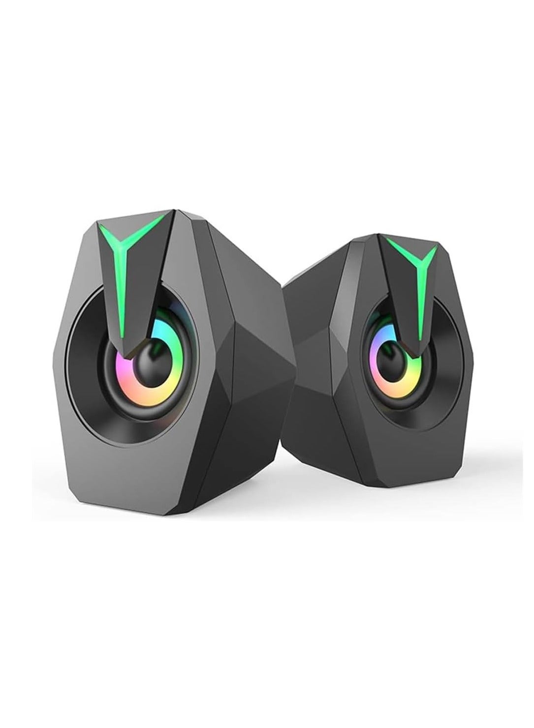 Computer Speakers 2.0 USB Powered Gaming Speakers…