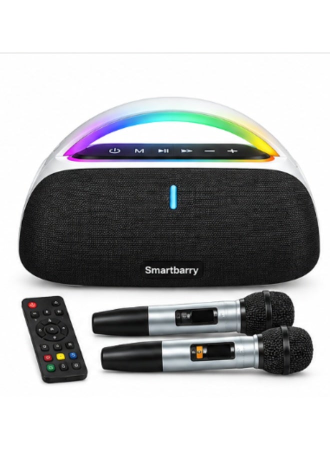M93 Pro Bluetooth Karaoke Speaker System with…