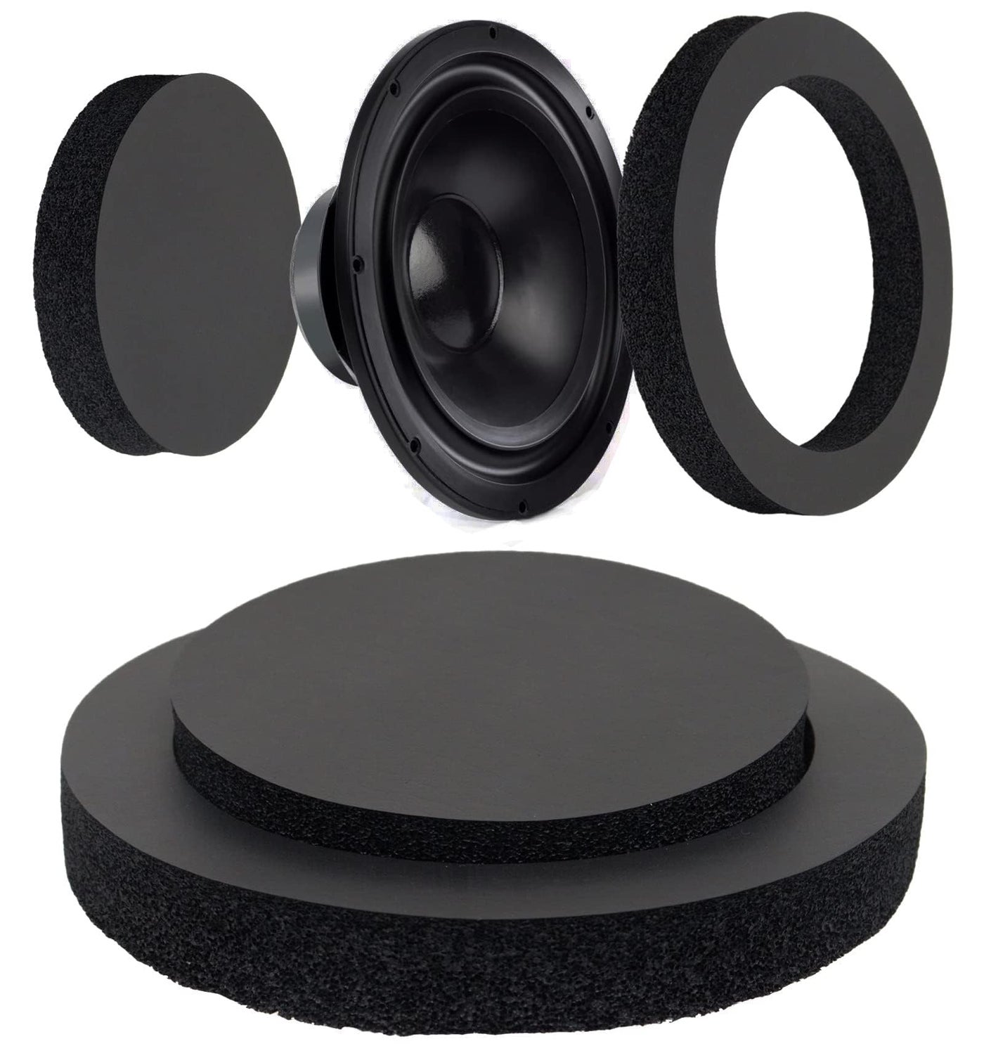 Compare BENLIUDH Car Door Fast Rings Foam Bass Blockers Universal Speaker Enhancer System Kit for 6 and 65 Speakers  2 Pcs Self Adhesive at KSA Price