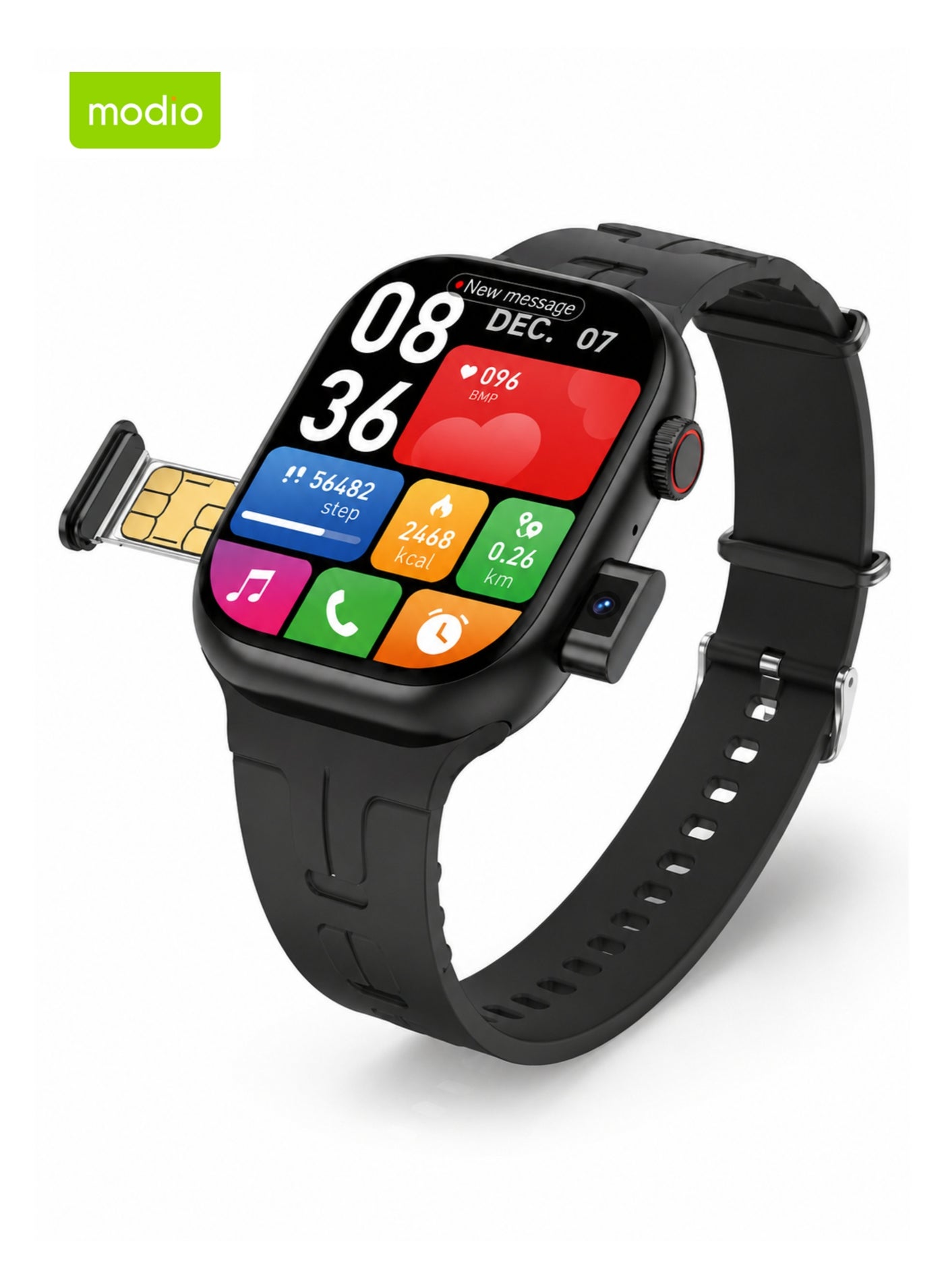SM03 Smart Watch with SIM Card Slot & Camera,…