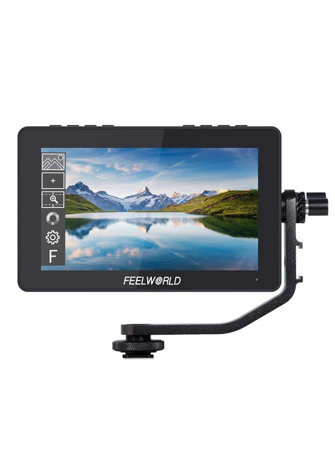 Compare F5 Pro IPS FHD1920x1080 4K HDMI Input Output 5 V Typec Input Tilt Arm Sun Shade Touch Screen DSLR Camera Field Monitor 5.5in at KSA Price