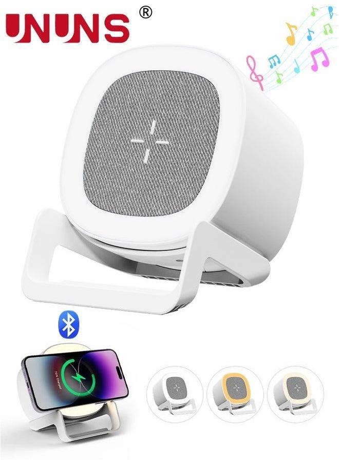 Compare Bluetooth Speaker,4In1 Speaker With RGB light,Wireless Charger,Phone Holder,3 Levels Touch Night Light,For Home Party Outdoor Beach,Electronic Gadgets,Birthday Gift at KSA Price