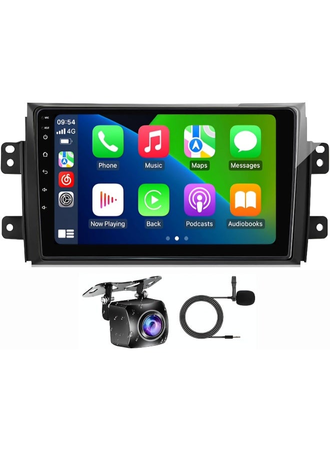 Compare Android Car Stereo for Suzuki SX4 20062013 | 9 Inch Touchscreen Car Radio with Wireless Apple CarPlay & Android Auto | 4+32GB | DSP | AHD Backup Camera | WiFi | GPS Navigation | Bluetooth | Fast Int at KSA Price