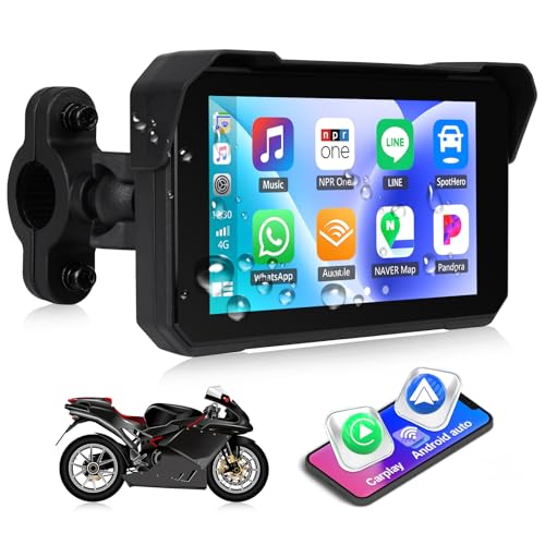 CAMECHO Motorcycle Carplay Screen Wireless CarPlay…