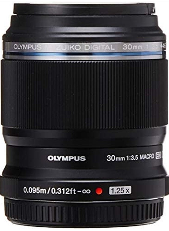 Compare OM SYSTEM OLYMPUS M.Zuiko Digital ED 30mm F3.5 Macro For Micro Four Thirds System Camera, Compact Macro lens, 1.25x Image Maginification, Fast AF, Beautiful Bokeh at KSA Price