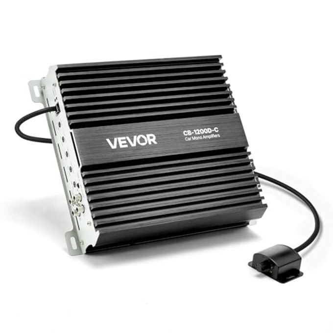 Compare 1200W Rms Class D Monoblock Amp, 124 Ohm Stable With Remote Subwoofer Level Control, Bass Boost & Phase Shift Mono Car Amplifier For Subwoofer at KSA Price