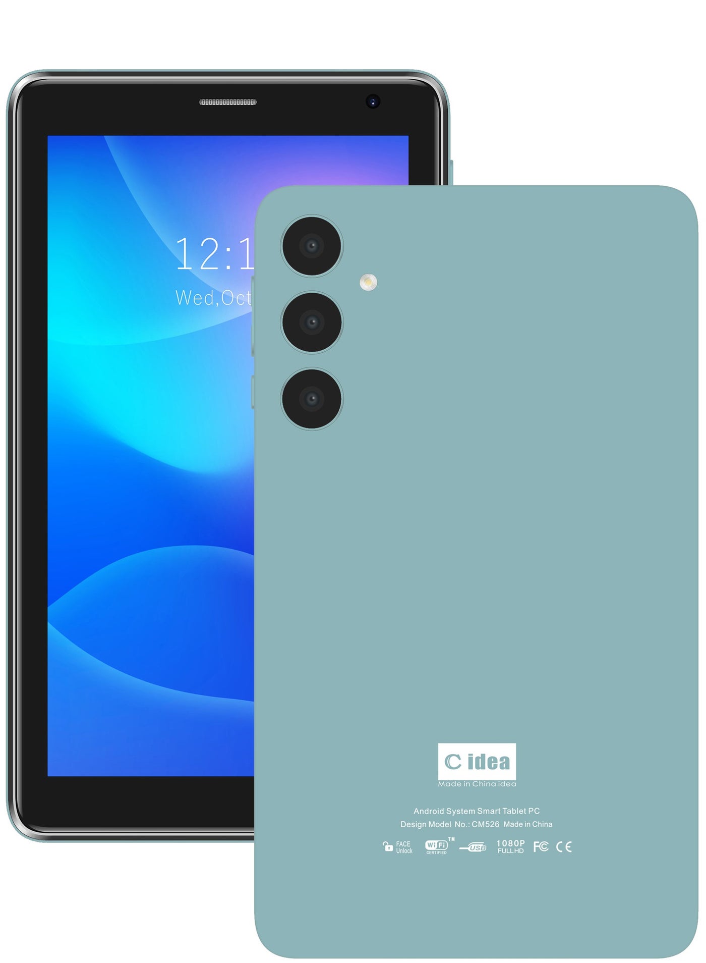 Compare CM526 7Inch Smart Tablet PC with Stylus 8GB RAM 256GB ROM Dual Camera Single SIM 5G LTE WiFi GPS Android Tablet for Kids– Blue at KSA Price