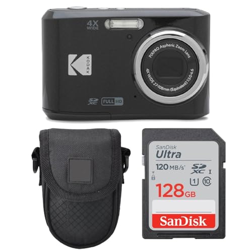 Kodak PIXPRO FZ45 Digital Camera (Black), Point &…