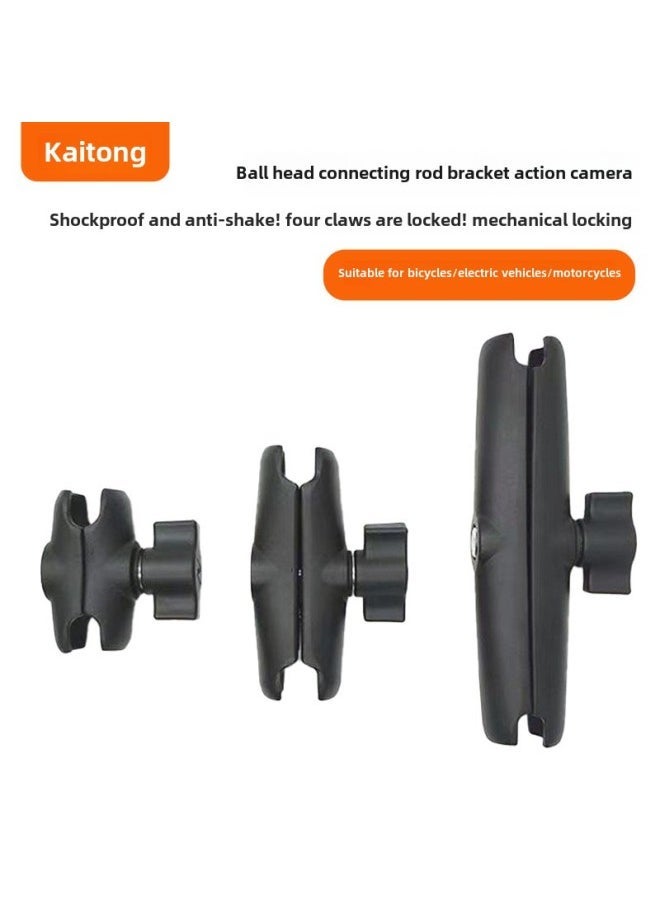 Compare 1 Inch Ball Joint Connecting Rod Bracket Motion Camera 25mm Ball Joint Motorcycle Connecting Rod Aluminum Alloy Fixture LengthenedColor:9cm Long at KSA Price