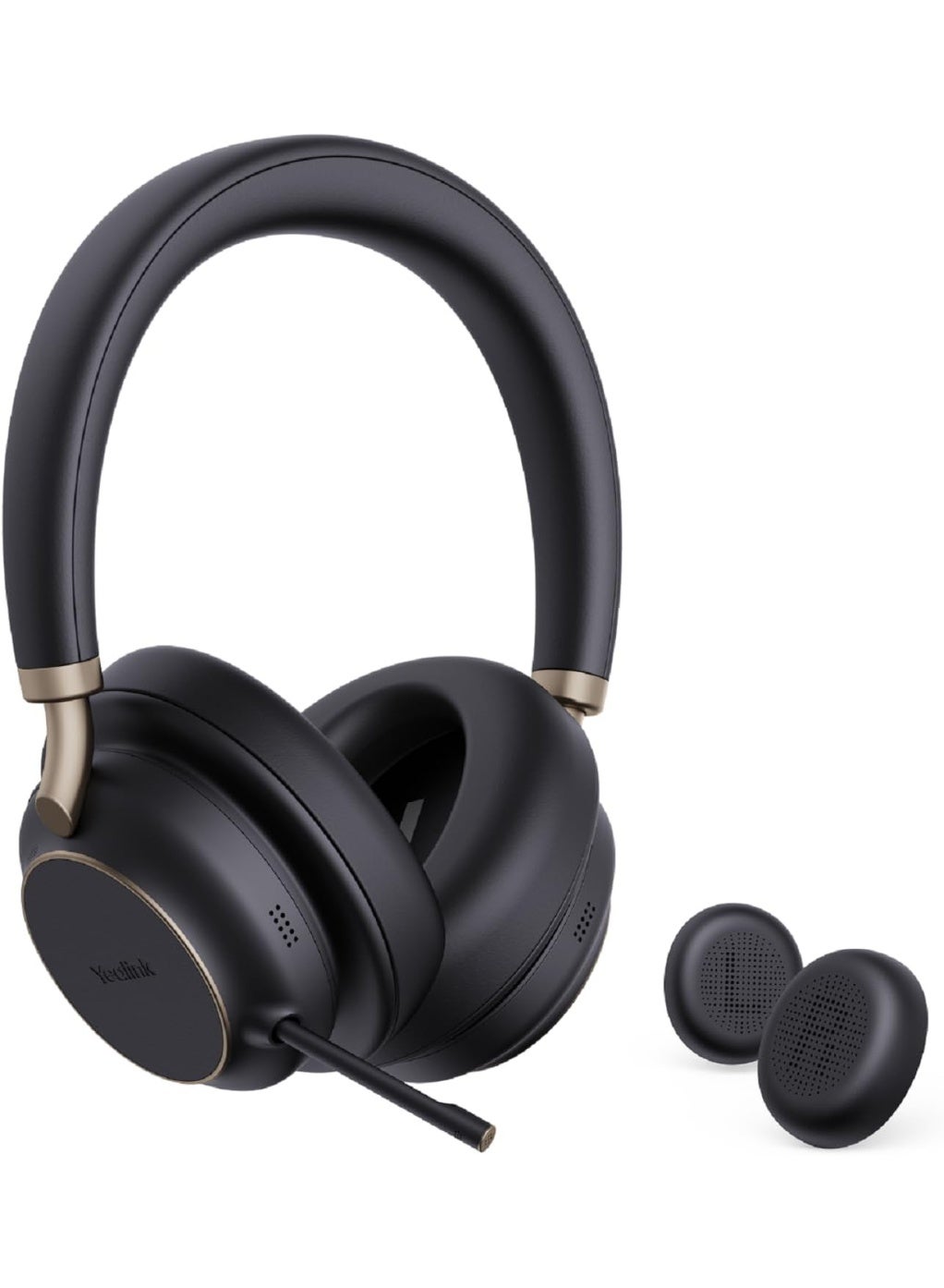 Compare Yealink BH76 Plus Wireless Bluetooth Headset with Active Noise Cancelling and Retractable Mic for PCMac, Black at KSA Price